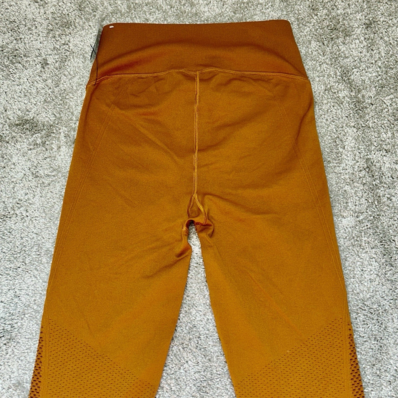 All in Motion Rustic Orange High Waisted Side Pockets Ankle Length Leggings