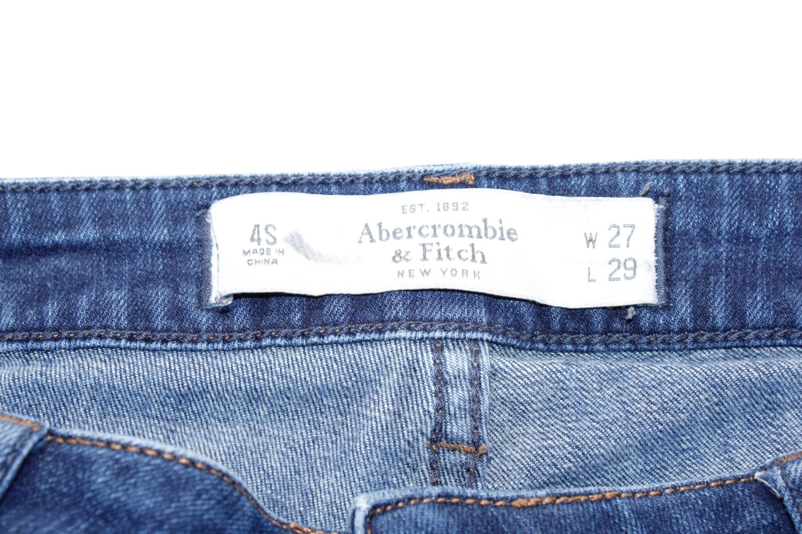 Abercrombie & Fitch The A&F Super Skinny Mid Rise Jeans Women's Size 4S W27 L29
