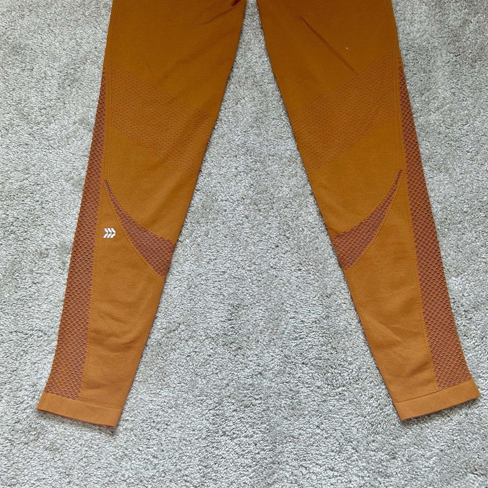All in Motion Rustic Orange High Waisted Side Pockets Ankle Length Leggings