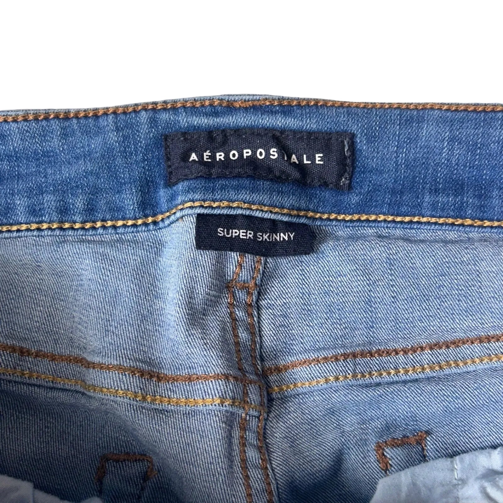 Aeropostale Men's Super Skinny Medium Wash Jeans Sz 29x32