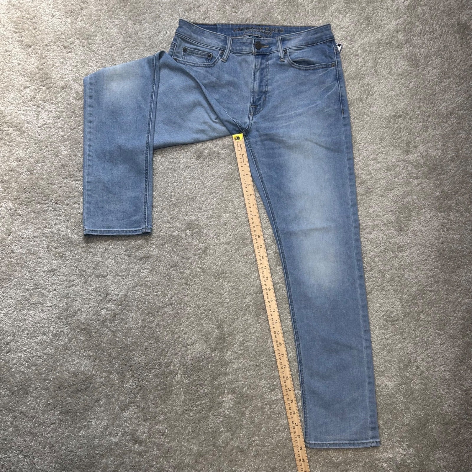 American Eagle Athletic Skinny Mens 30x30 Light Wash Extreme Flex