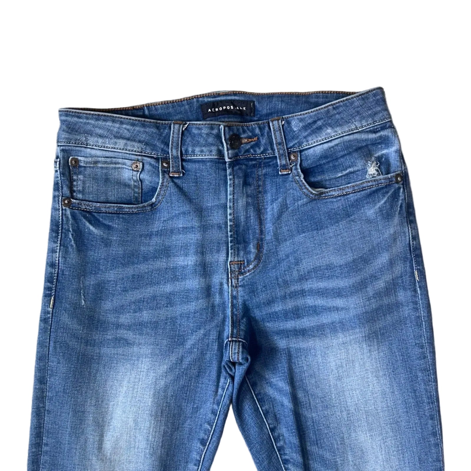 Aeropostale Men's Super Skinny Medium Wash Jeans Sz 29x32